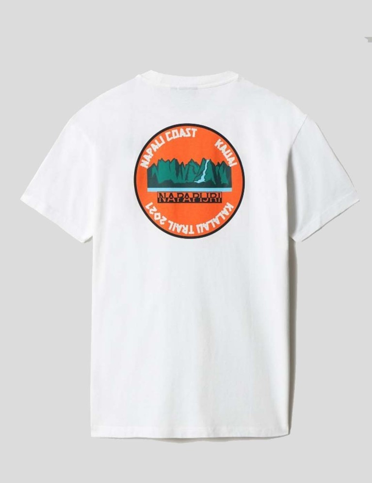 T-shirt NAPAPIJRI alhoa graphic tee f4m white